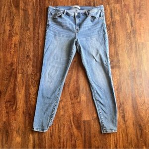 Abercrombie & Fitch mid rise super skinny jeans - Size 34/18